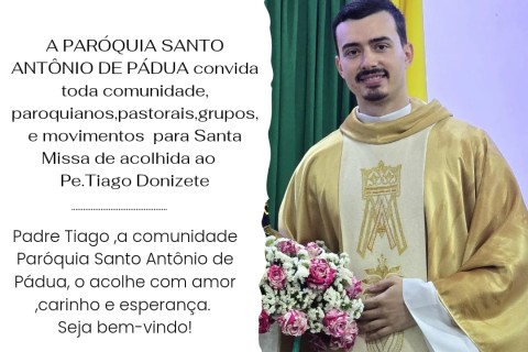 Recepção ao Padre Tiago